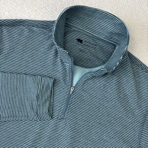ONWARD RESERVE Flow Stripe Performance 1/4 Zip Mens Large Golf Pullover Stretch